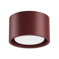 Deckenleuchte Aluminium Burgund GX53 &Oslash;10 cm modern