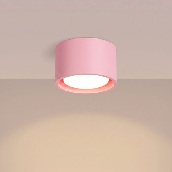 Deckenlampe Aluminium Rosa GX53 Ø10 cm modern