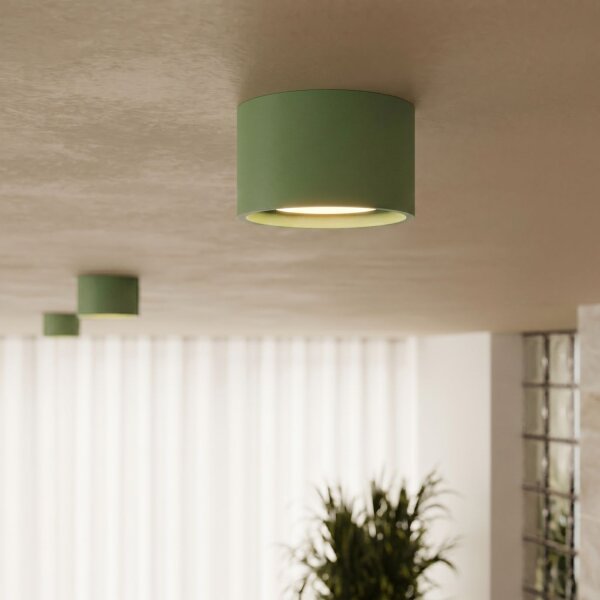 Deckenleuchte Aluminium Salbei GX53 Ø10 cm modern