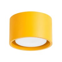 Deckenlampe Aluminium Gelb GX53 Ø10 cm modern