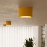 Deckenlampe Aluminium Gelb GX53 Ø10 cm modern