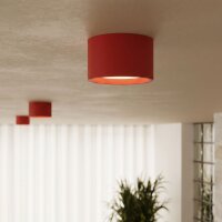 Deckenleuchte Aluminium Rot GX53 Ø10 cm schlicht