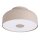 Deckenlampe Stahl Taupe E27 Ø30 cm Diffusor blendarm