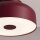 Deckenlampe 4-flammig Stahl Burgund E27 Ø30 cm blendarm