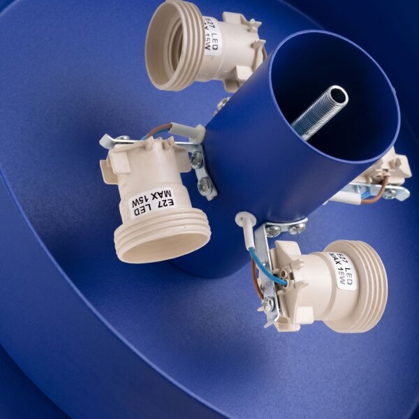 Deckenlampe Stahl Ultramarin E27 Ø30 cm blendarm
