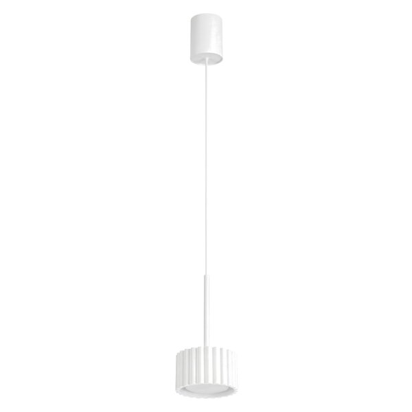 Pendelleuchte Aluminium Weiß GX53 Ø10 cm rund
