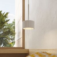 Pendelleuchte Aluminium Weiß GX53 Ø10 cm rund