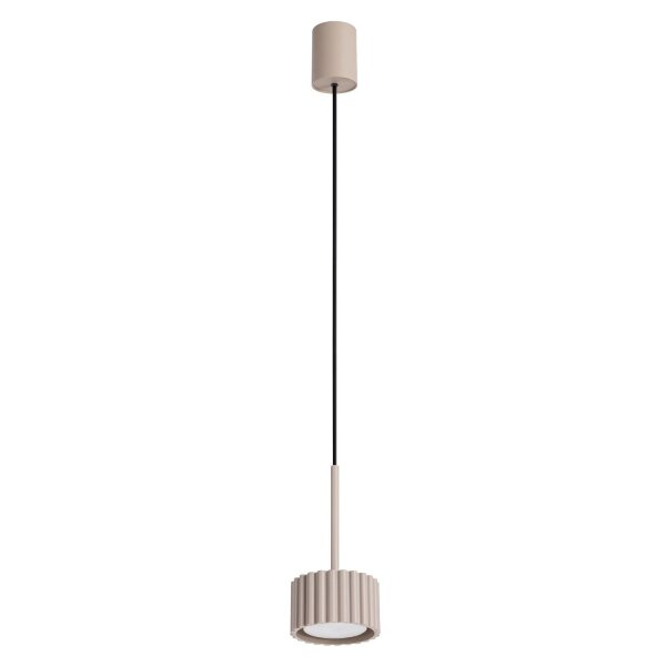Pendelleuchte Aluminium Taupe GX53 Ø10 cm rund