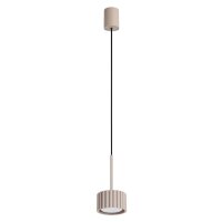 Pendelleuchte Aluminium Taupe GX53 &Oslash;10 cm rund