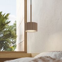 Pendelleuchte Aluminium Taupe GX53 Ø10 cm rund