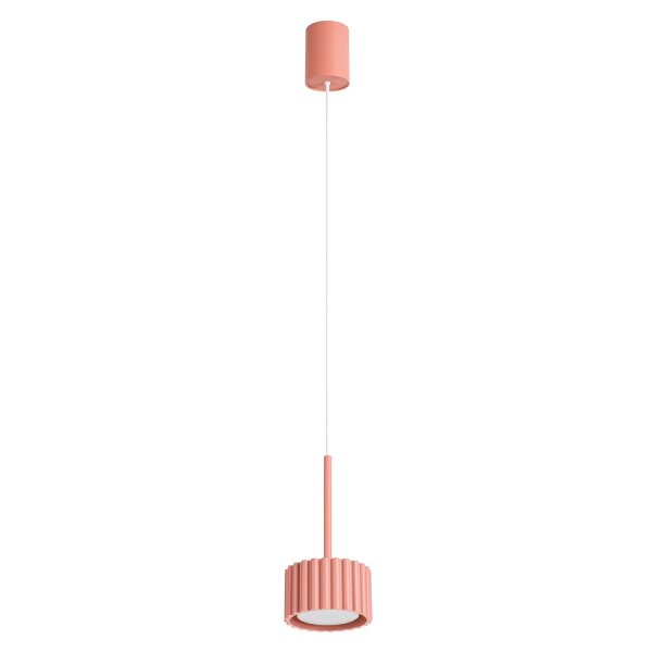 Hängelampe Aluminium Pfirsich GX53 Ø10 cm rund