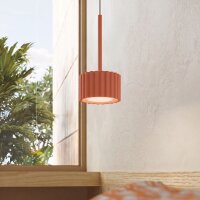 Hängelampe Aluminium Pfirsich GX53 Ø10 cm rund