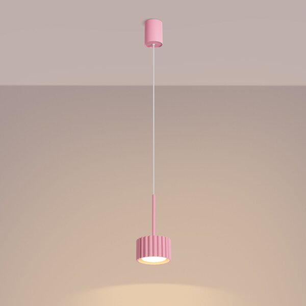 Pendelleuchte Aluminium Rosa GX53 Ø10 cm rund