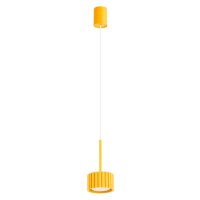 H&auml;ngelampe Aluminium Gelb GX53 &Oslash;10 cm schlicht