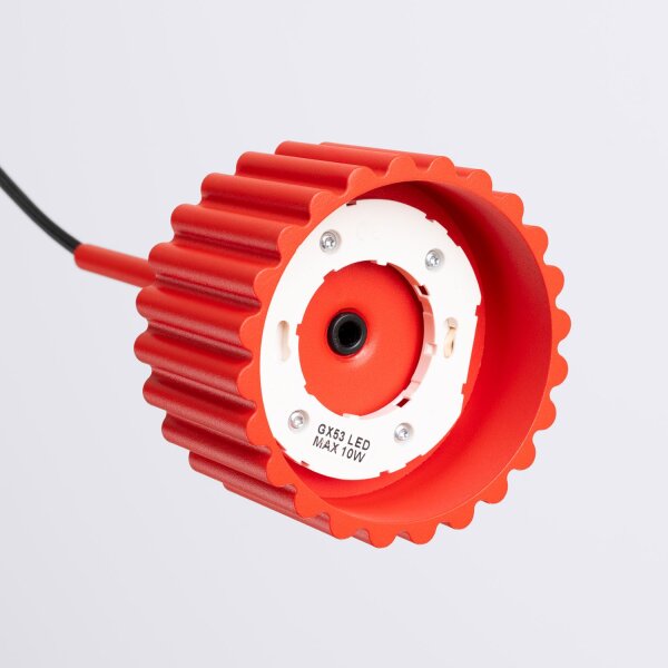 Pendelleuchte Aluminium Rot GX53 Ø10 cm modern
