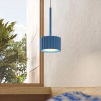 Hängelampe Aluminium Hellblau GX53 Ø10 cm rund
