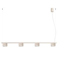H&auml;ngelampe Aluminium Beige GX53 L:122 cm modern