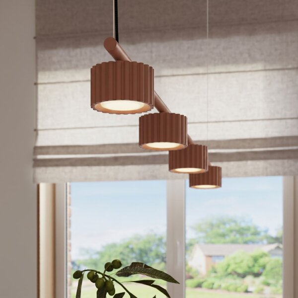 Hängelampe Aluminium Mokka GX53 L:122 cm modern