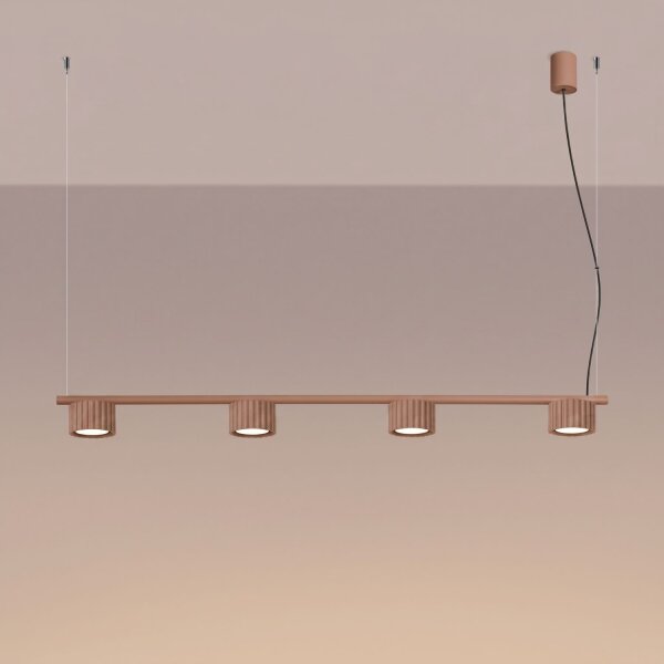 Hängelampe Aluminium Mokka GX53 L:122 cm modern