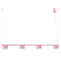 Pendelleuchte Aluminium Rosa GX53 L:122 cm modern