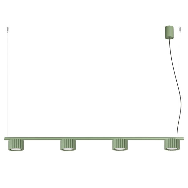 Hängelampe Aluminium Salbei GX53 L:122 cm modern