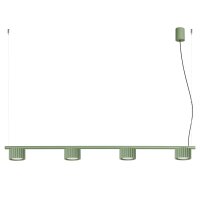 H&auml;ngelampe Aluminium Salbei GX53 L:122 cm modern
