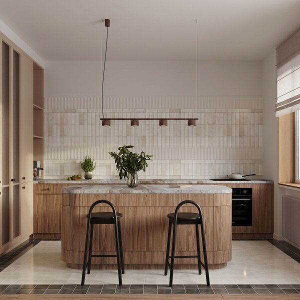 Hängelampe Aluminium Braun GX53 L:122 cm modern