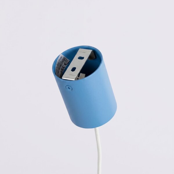 Pendelleuchte Aluminium Hellblau GX53 L:122 cm
