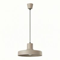 Pendelleuchte Stahl Taupe E27 Ø35 cm modern rund