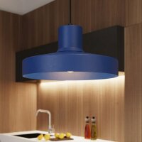 Pendelleuchte Stahl Ultramarin E27 Ø35 cm modern
