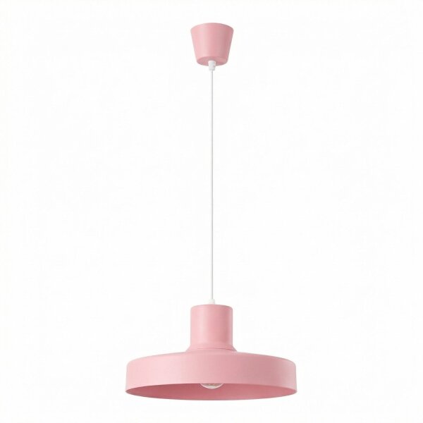 Pendelleuchte Stahl Rosa E27 Ø35 cm modern rund