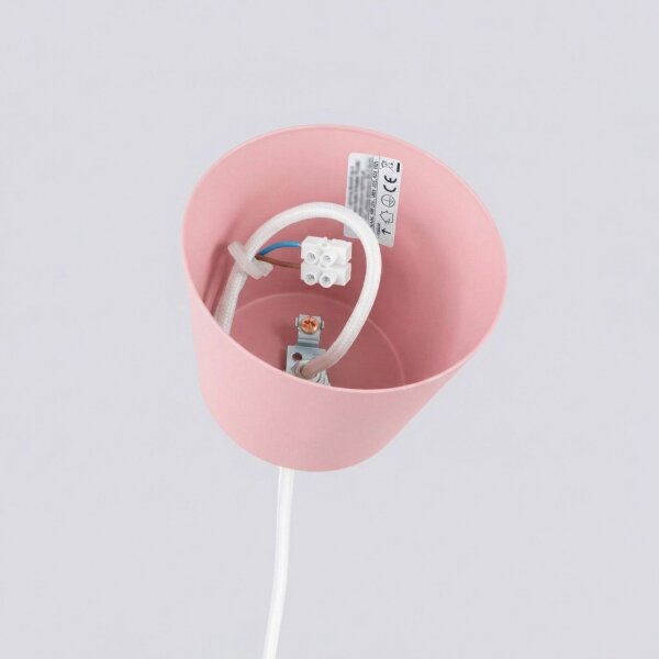 Pendelleuchte Stahl Rosa E27 Ø35 cm modern rund