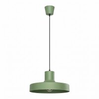 H&auml;ngelampe Stahl Salbei E27 &Oslash;35 cm modern rund