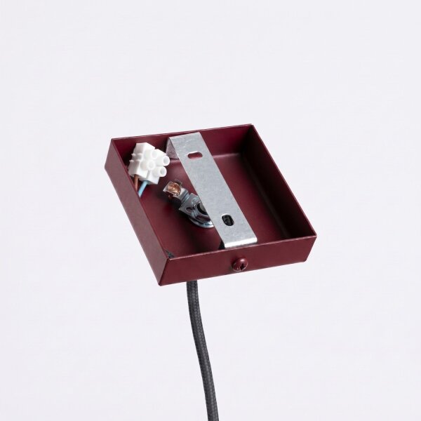 Pendelleuchte Aluminium Burgund GU10 Ø6,5 cm rund
