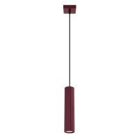 Pendelleuchte Aluminium Burgund GU10 &Oslash;6,5 cm rund