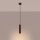 Pendelleuchte Aluminium Burgund GU10 Ø6,5 cm rund