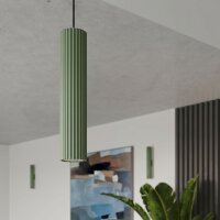 Pendelleuchte Aluminium Salbei GU10 Ø6,5 cm rund