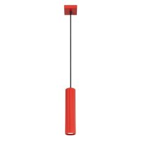 Pendelleuchte Aluminium Rot GU10 &Oslash;6,5 cm modern