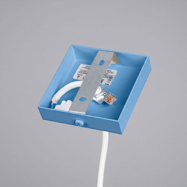 Pendelleuchte Aluminium Hellblau GU10 Ø6,5 cm