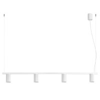Pendelleuchte 4-flammig Aluminium GU10 L:122 cm