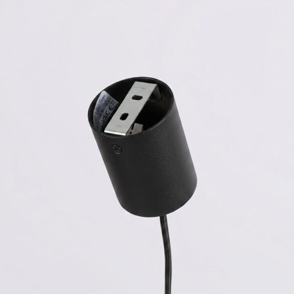 Pendelleuchte 4-flammig Aluminium Schwarz GU10 L:122 cm