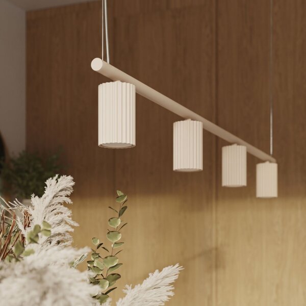 Pendelleuchte Aluminium 4-flammig GX53 L:122 cm