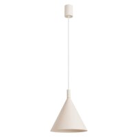Pendelleuchte Stahl Beige E27 Ø24,5 cm modern