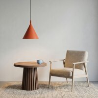 Pendelleuchte Stahl Ocker E27 Ø24,5 cm modern