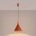 Pendelleuchte Stahl Ocker E27 Ø24,5 cm modern