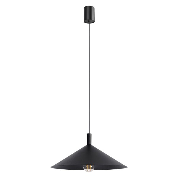 Hängelampe Stahl Schwarz E27 Ø40 cm modern rund