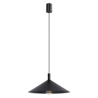 H&auml;ngelampe Stahl Schwarz E27 &Oslash;40 cm modern rund