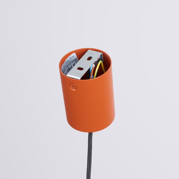 Hängelampe Stahl Ocker E27 Ø40 cm modern rund