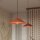 Hängelampe Stahl Ocker E27 Ø40 cm modern rund