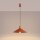 Hängelampe Stahl Ocker E27 Ø40 cm modern rund
